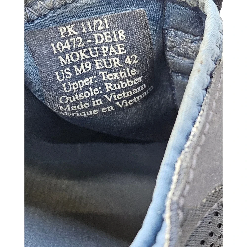 OluKai Moku Pae Boat Shoes Mens Size 9 Blue Mesh Sneakers 10472-DE18 Casual
